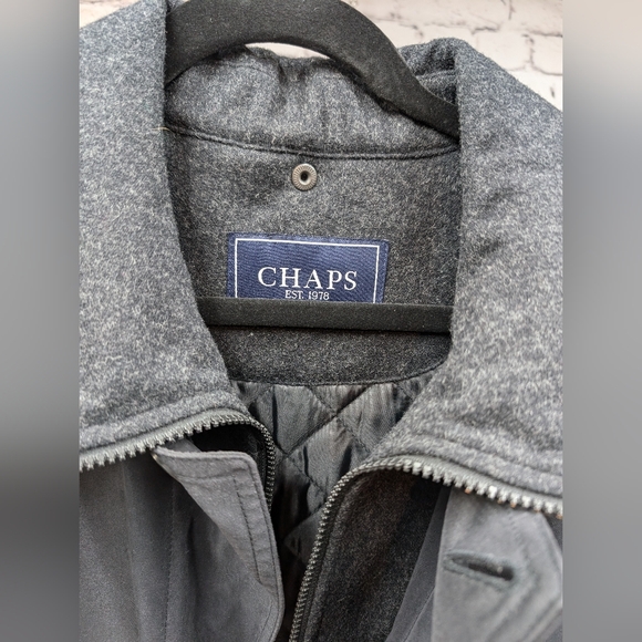 Mens CHAPS lined coat - Picture 2 of 9